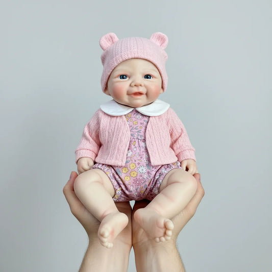 33 cm Platinum Solid Silicone Art Doll