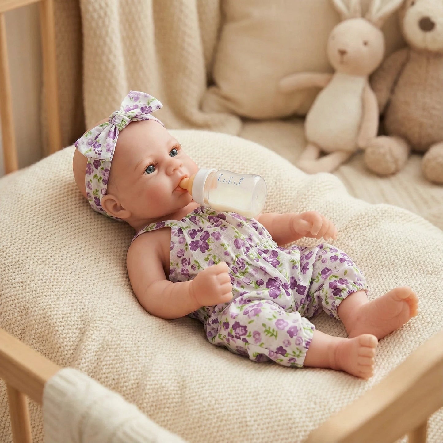 Elijah 12″ Solid Silicone Reborn Baby Doll