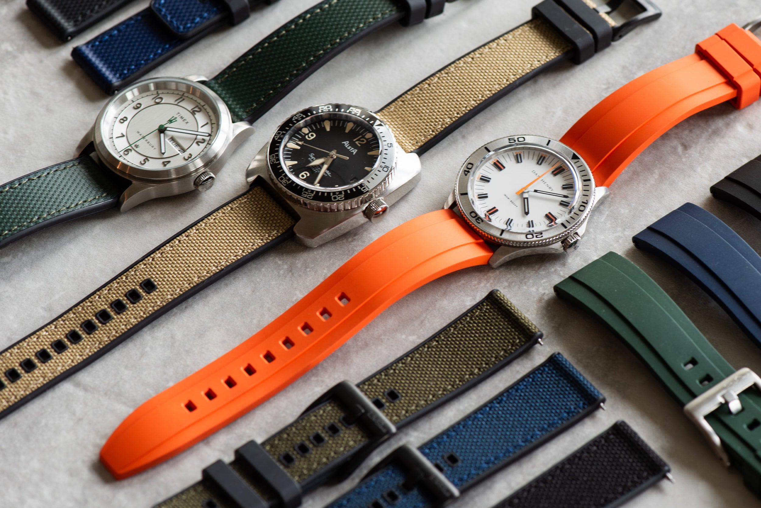 New Rubber Watch Straps