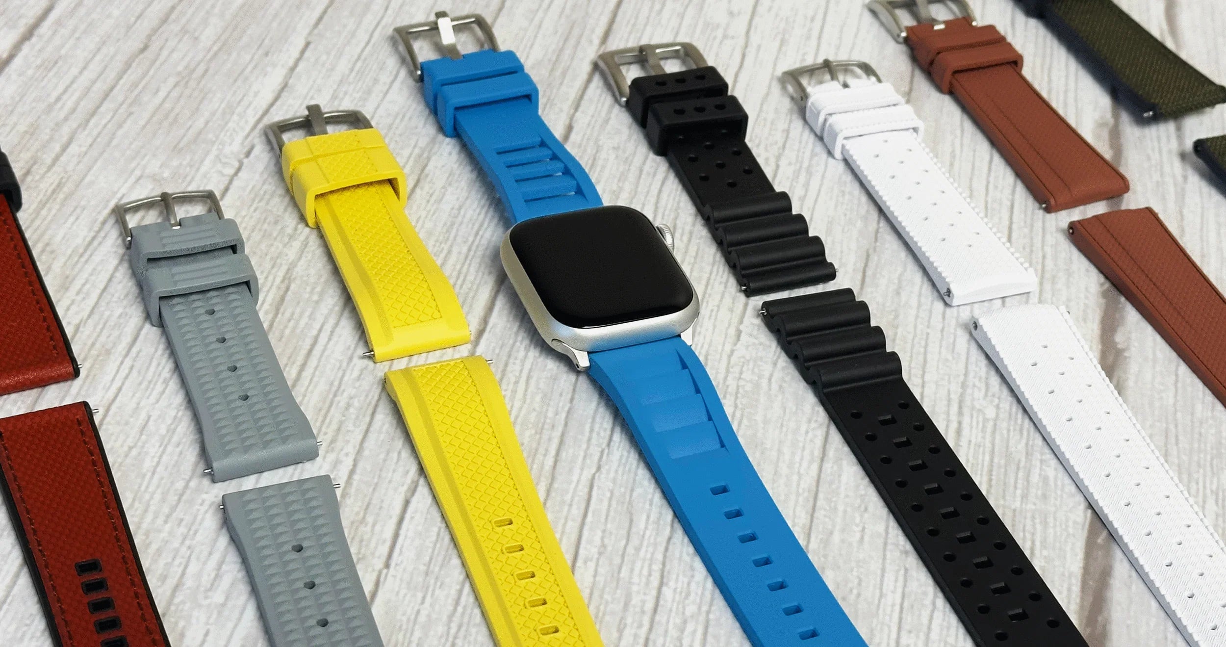 FKM Rubber Apple Watch Bands