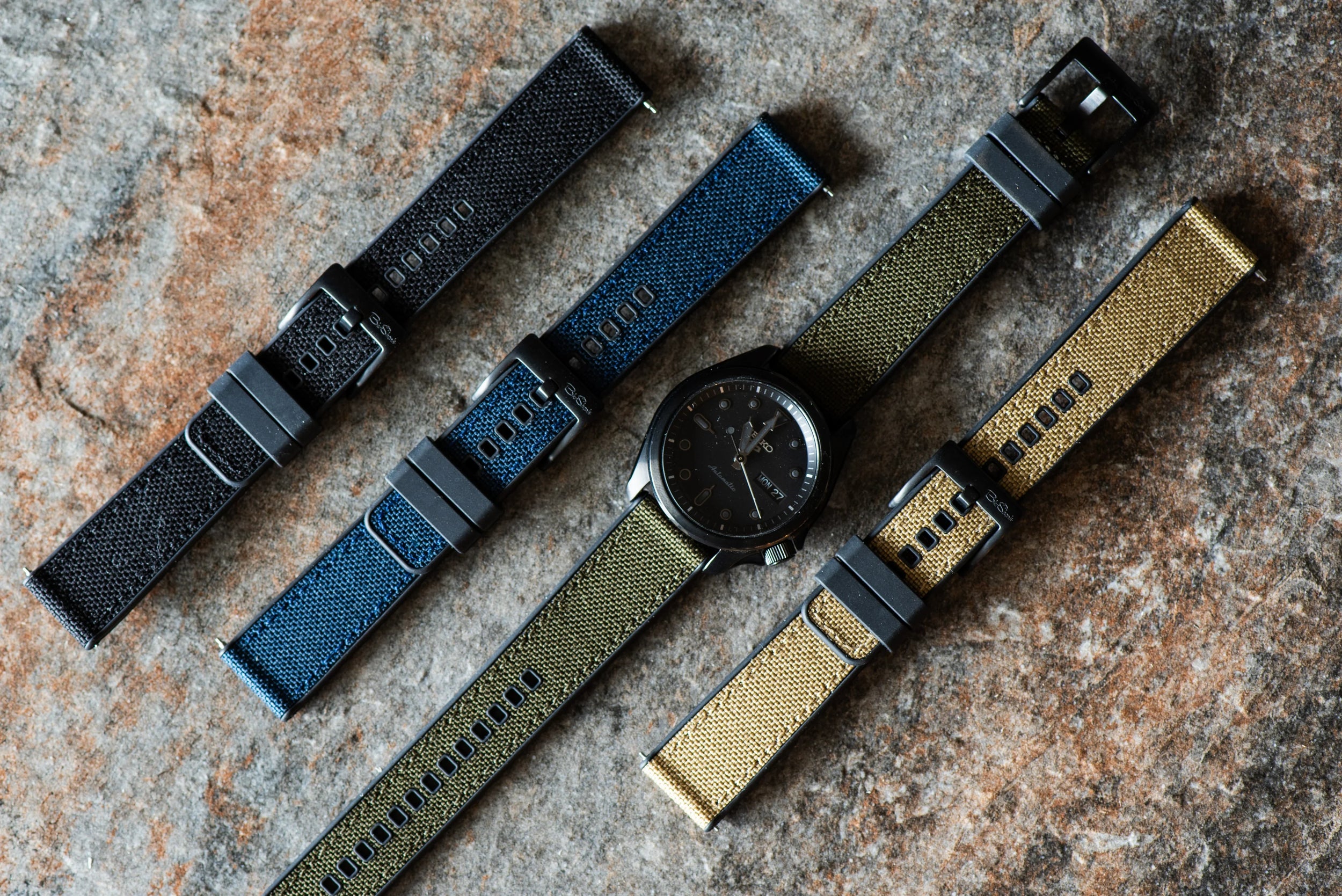 Canvas & Rubber Watch Bands