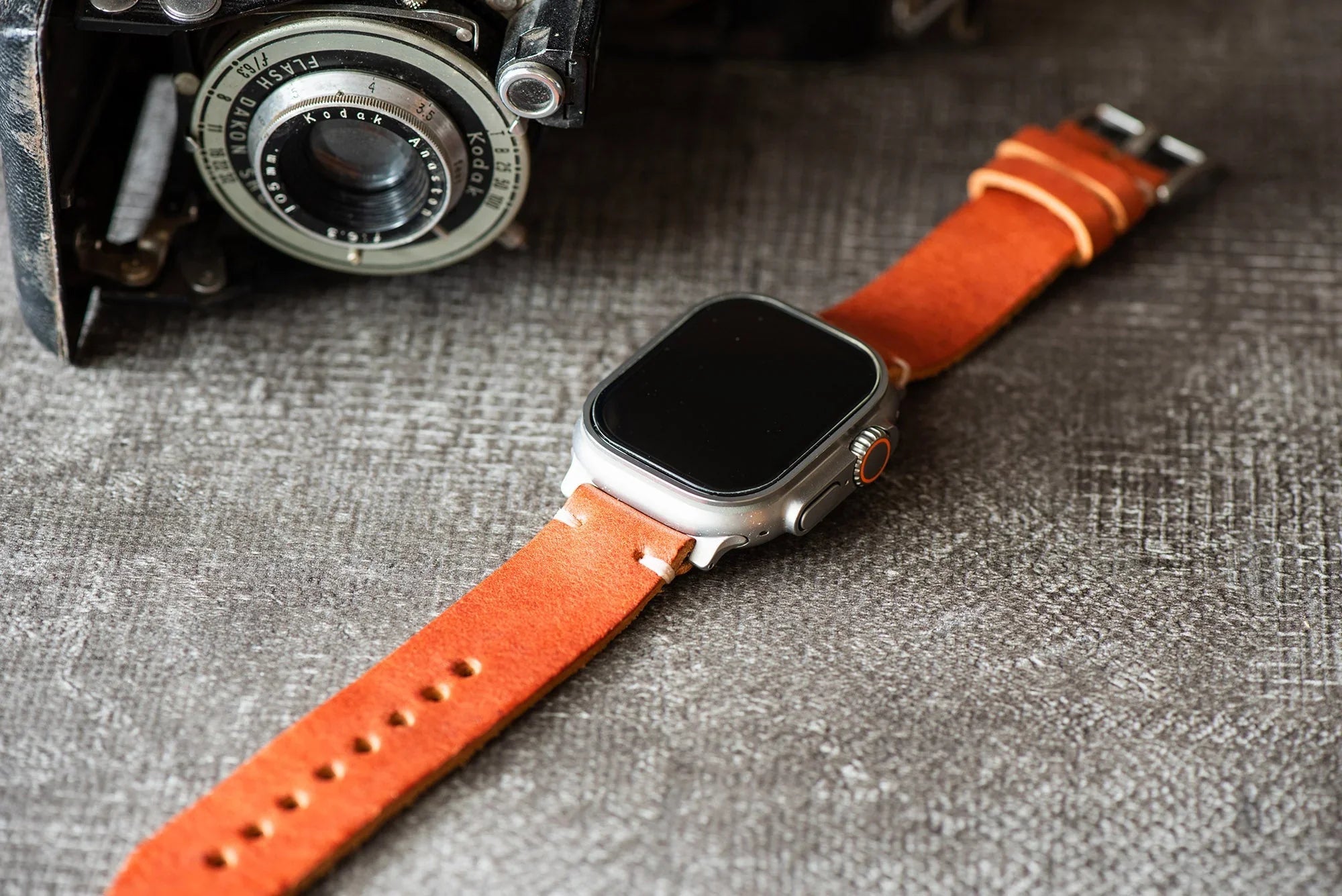 Horween Leather Apple Watch ULTRA Bands - Made In The USA