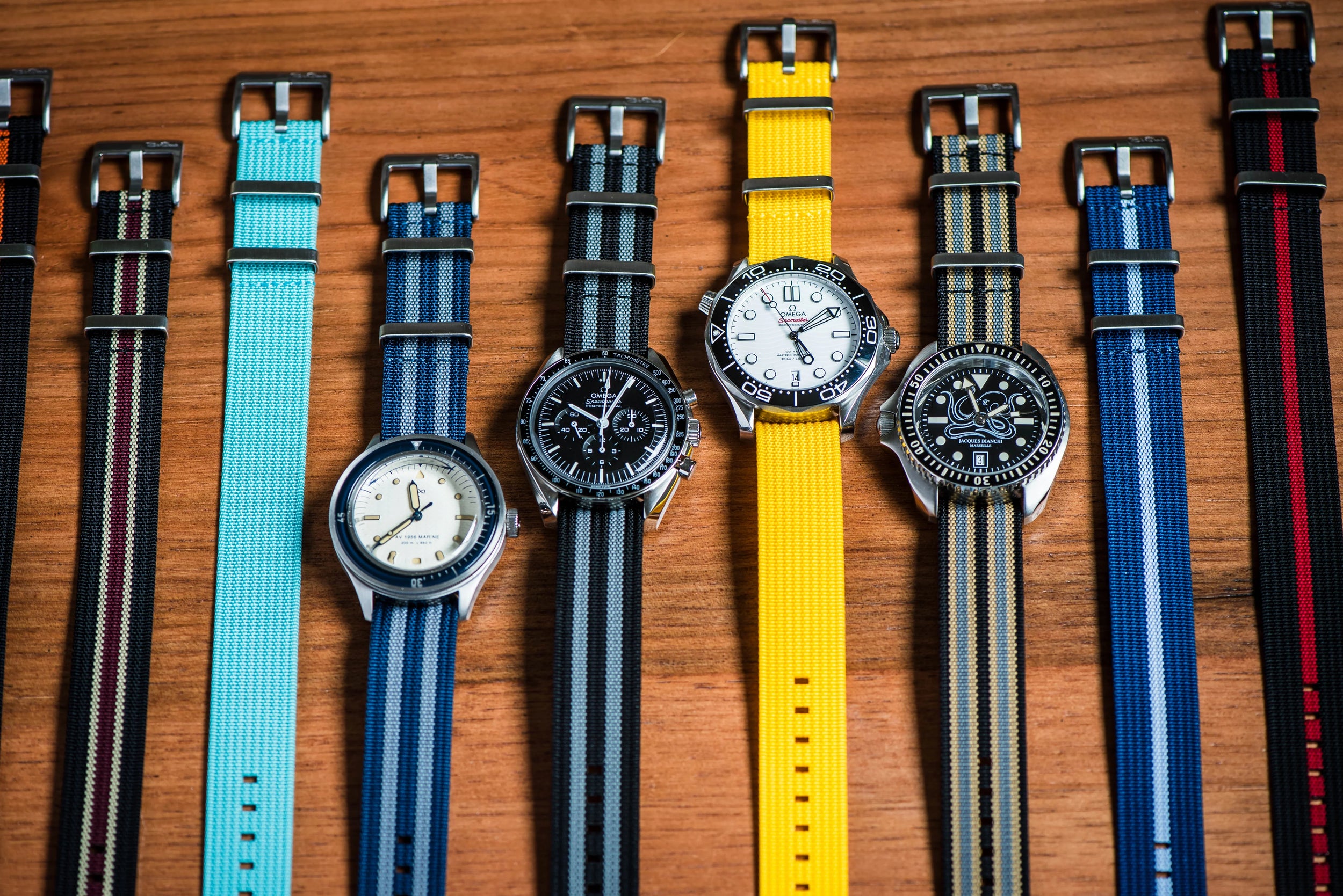 Ribbed Single-Pass Watch Straps