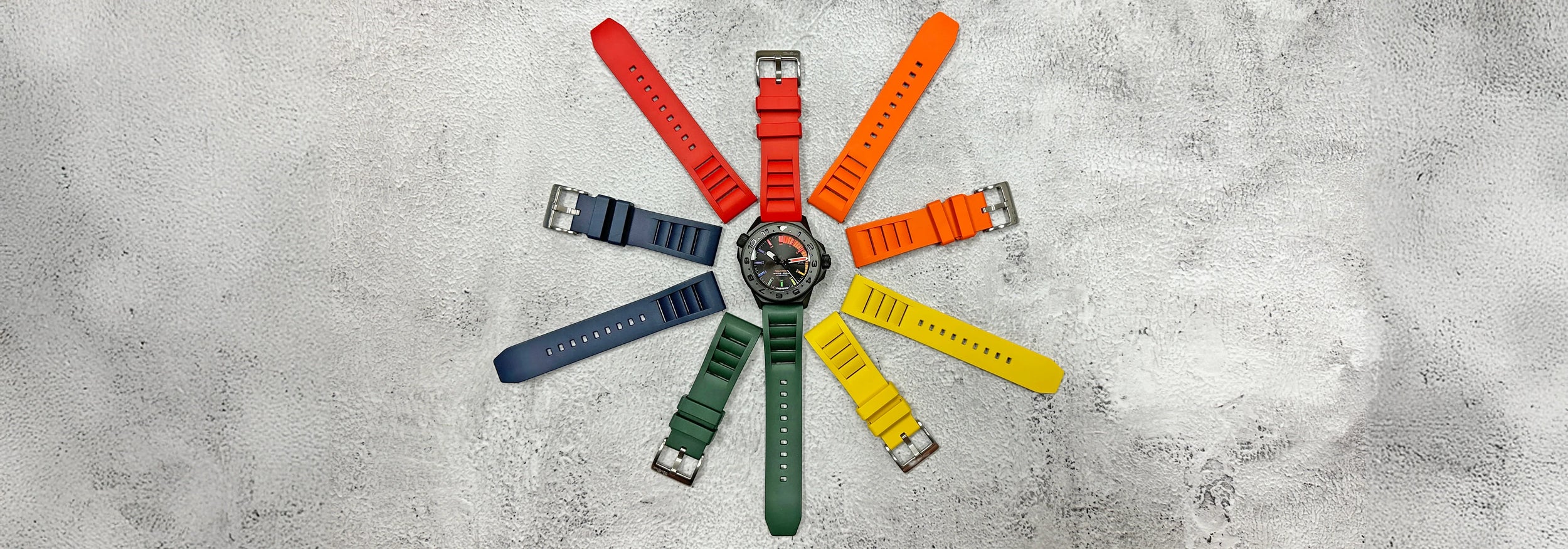 Shark Gill Rubber Watch Bands