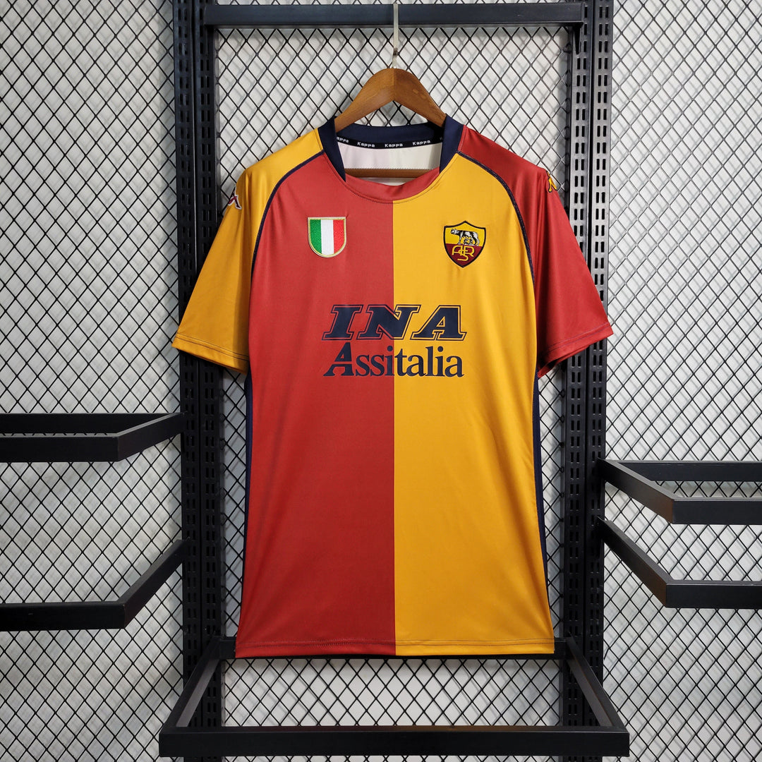 Roma 2001/02 Home Shirt (Champions League)