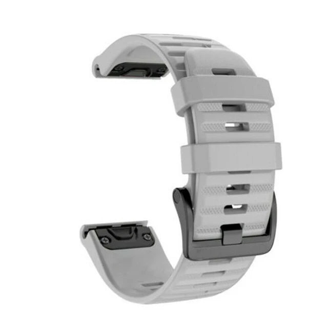 QuickFit Silicone Strap for Garmin Fenix, Epix & D2 Series (20-26mm)