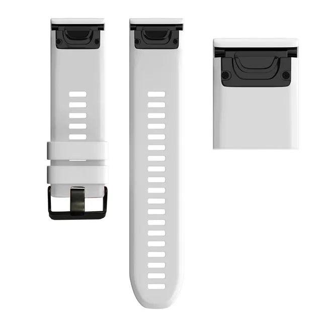 QuickFit Silicone Watch Strap 20/22/26mm for Garmin Fenix & Epix Gen2