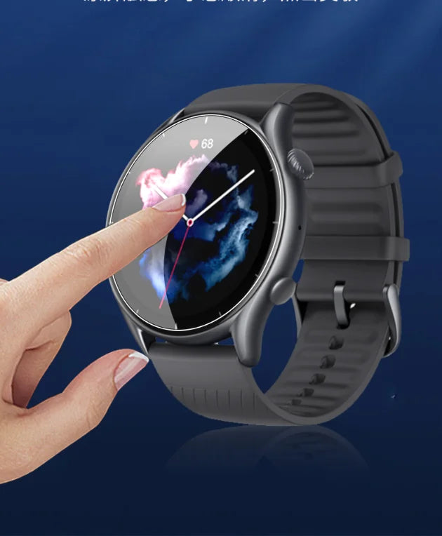 4-Pack Hydrogel Screen Protector for Amazfit GTR 3 Pro & GTS 3