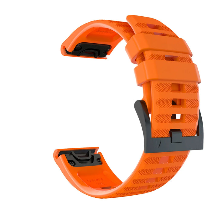 Quick-Fit Silicone Watch Strap – 22–26mm for Garmin Fenix & Epix