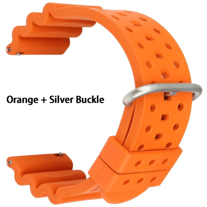 Quick Release Watch Bands 20mm 22mm 24mm Watch Accessories Sport Rubber Watch Strap Smart Watch Bracelet Belt