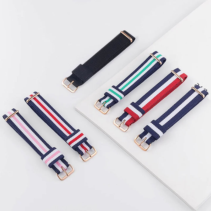 DW Nylon Rose Gold Strap