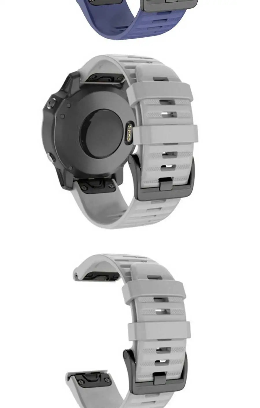 Silicone Watch Strap for Garmin Fenix & Epix Series – 20/22/26mm