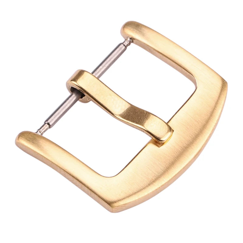Metal Watch Band Buckle 16-24mm Silver, Black, Gold Stainless Steel