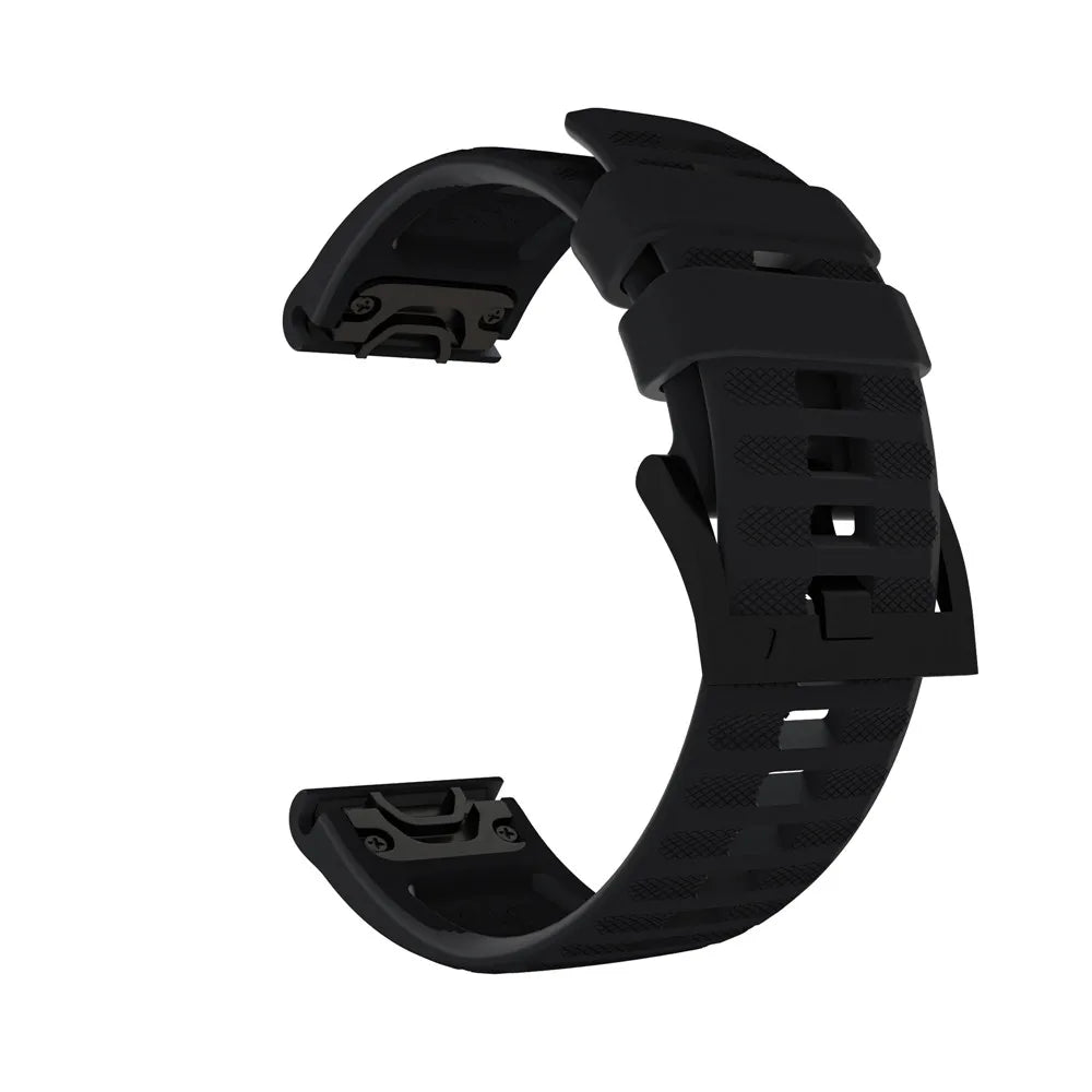 Quick-Fit Silicone Watch Strap – 22–26mm for Garmin Fenix & Epix