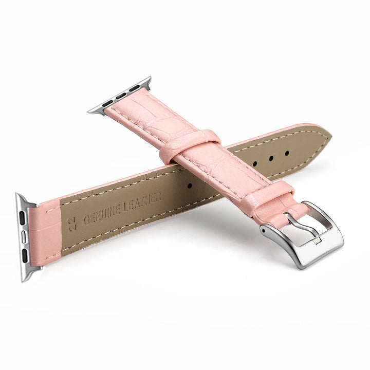 Leather Apple Watch Band (38/42mm, Series 3–6/SE Compatible)