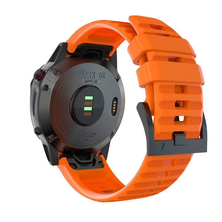 Quick-Fit Silicone Watch Strap – 22–26mm for Garmin Fenix & Epix