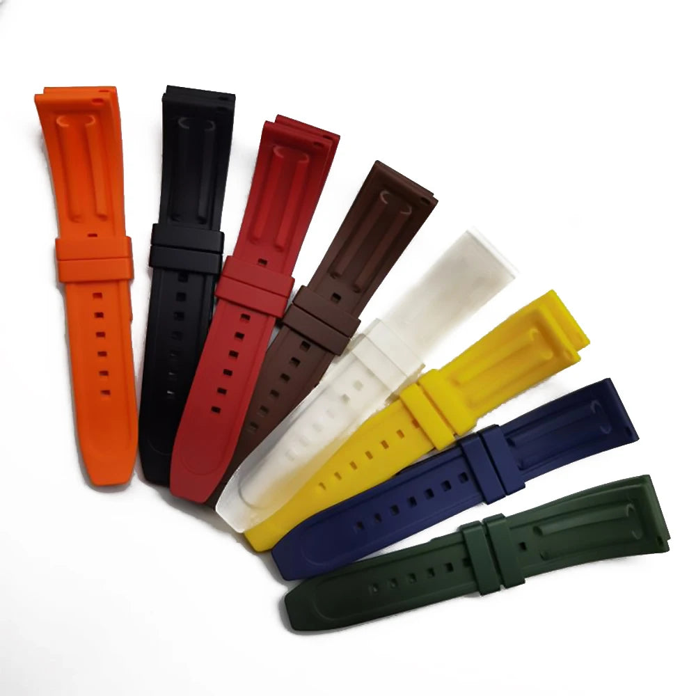 JUELONG Quick Release Watchbands Quality Silicone Rubber Watch Straps 20mm 22mm 24mm Waterproof Diving Men Watches Accessories