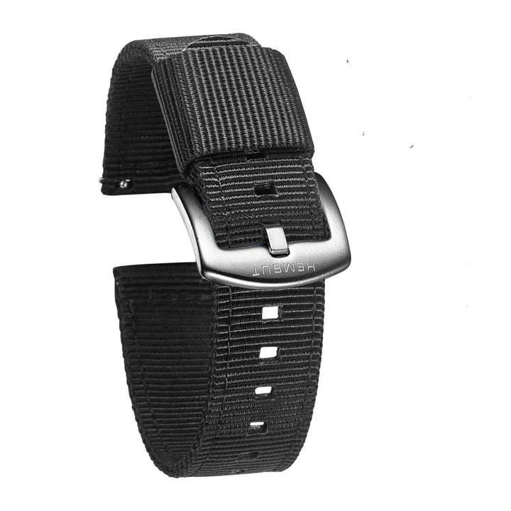 Military Nylon Quick-Release Watch Strap (18-24mm)