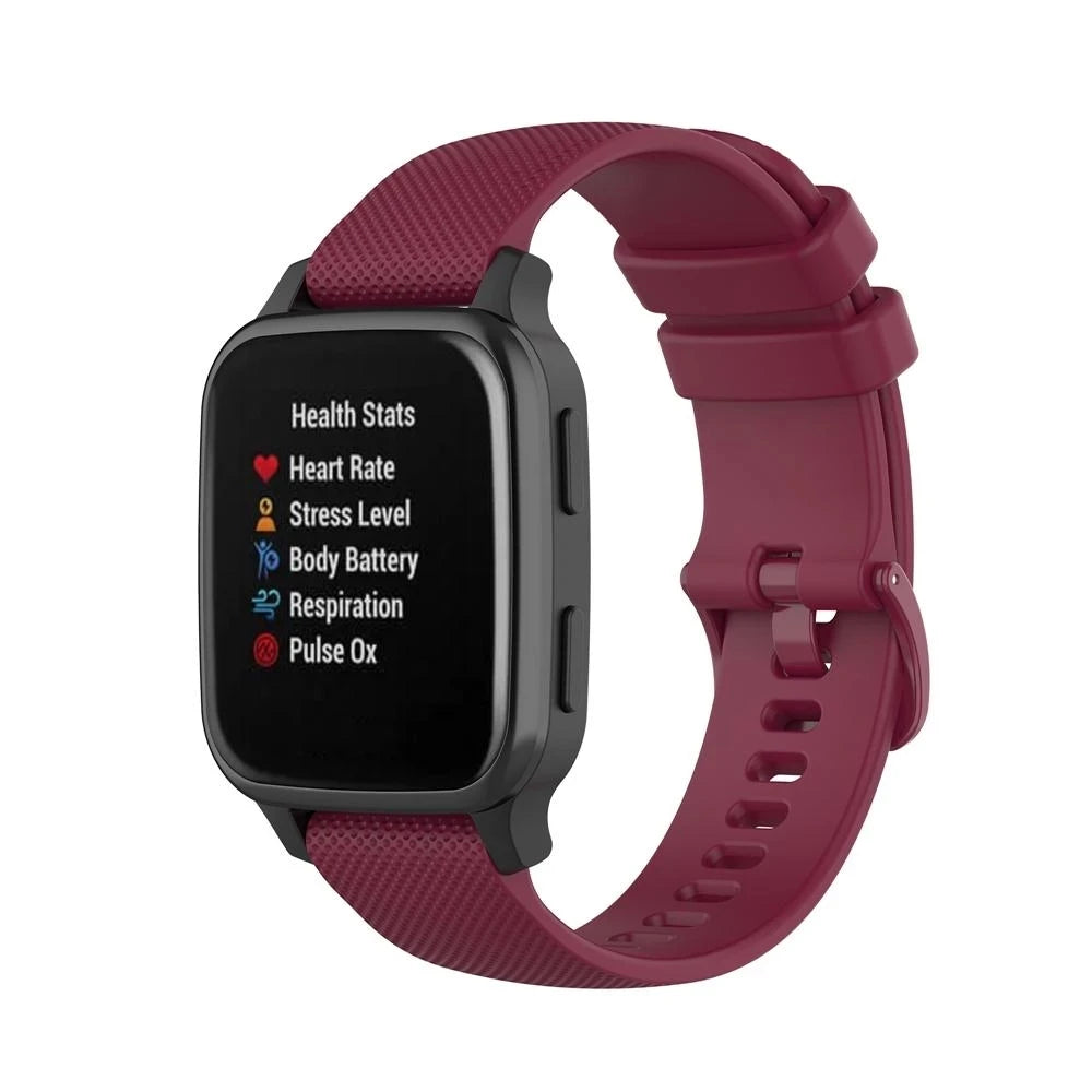 20mm Silicone Strap for Garmin Venu SQ/Venu 2 Plus & Amazfit Bip S/U