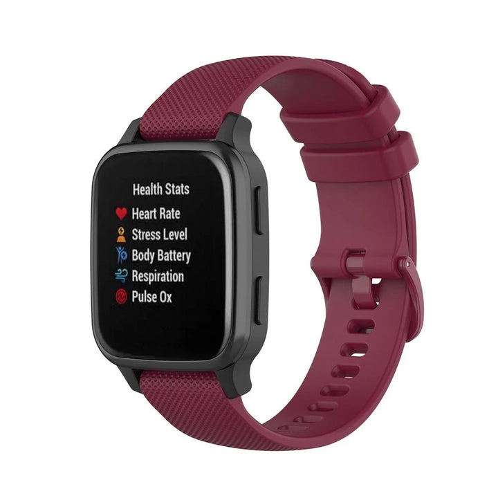 20mm Silicone Strap for Garmin Venu SQ/Venu 2 Plus & Amazfit Bip S/U