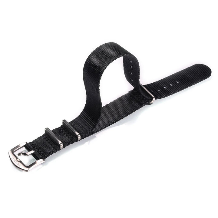 HEMSUT One-Piece Nylon Military Watch Strap 18-24mm