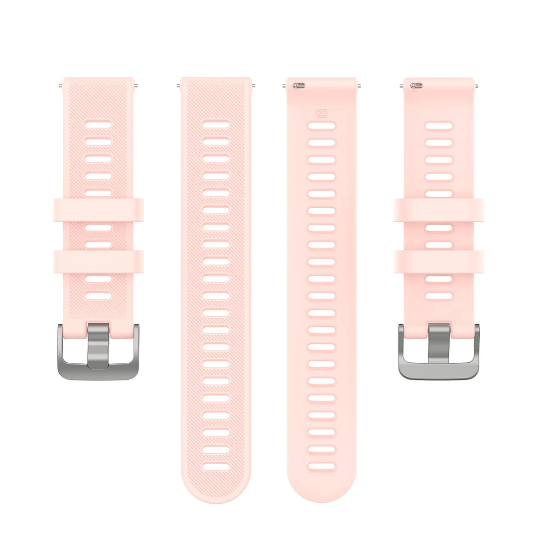 20mm Silicone Watch Strap for Garmin Forerunner, Vivoactive & Venu