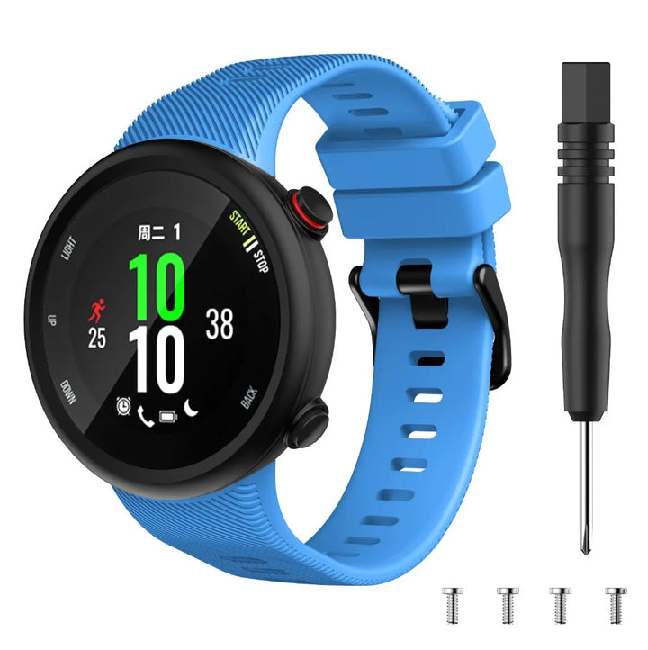 Silicone Watch Strap for Garmin Forerunner 45/45S & Swim 2