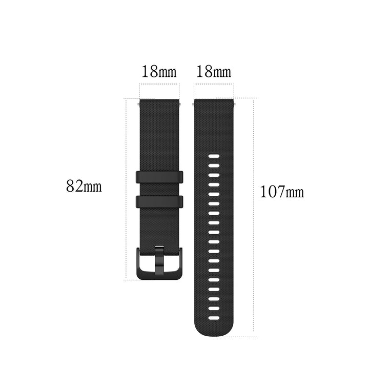 Silicone Watch Strap – 18–22mm for Garmin Vivoactive & Venu