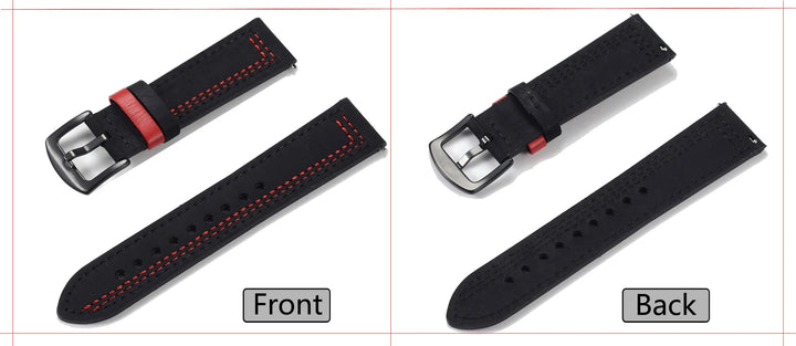 Universal Silicone Watch Strap 20mm/22mm for Samsung, Huawei & Amazfit
