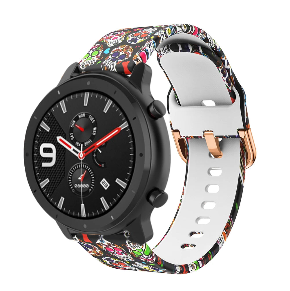 Silicone Watch Strap – 20/22mm for Huawei GT2/GT3 & Garmin Forerunner