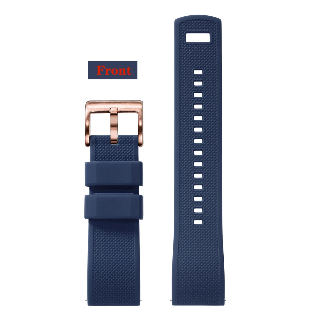 Quick Release Silicone Watch Band 18–22mm