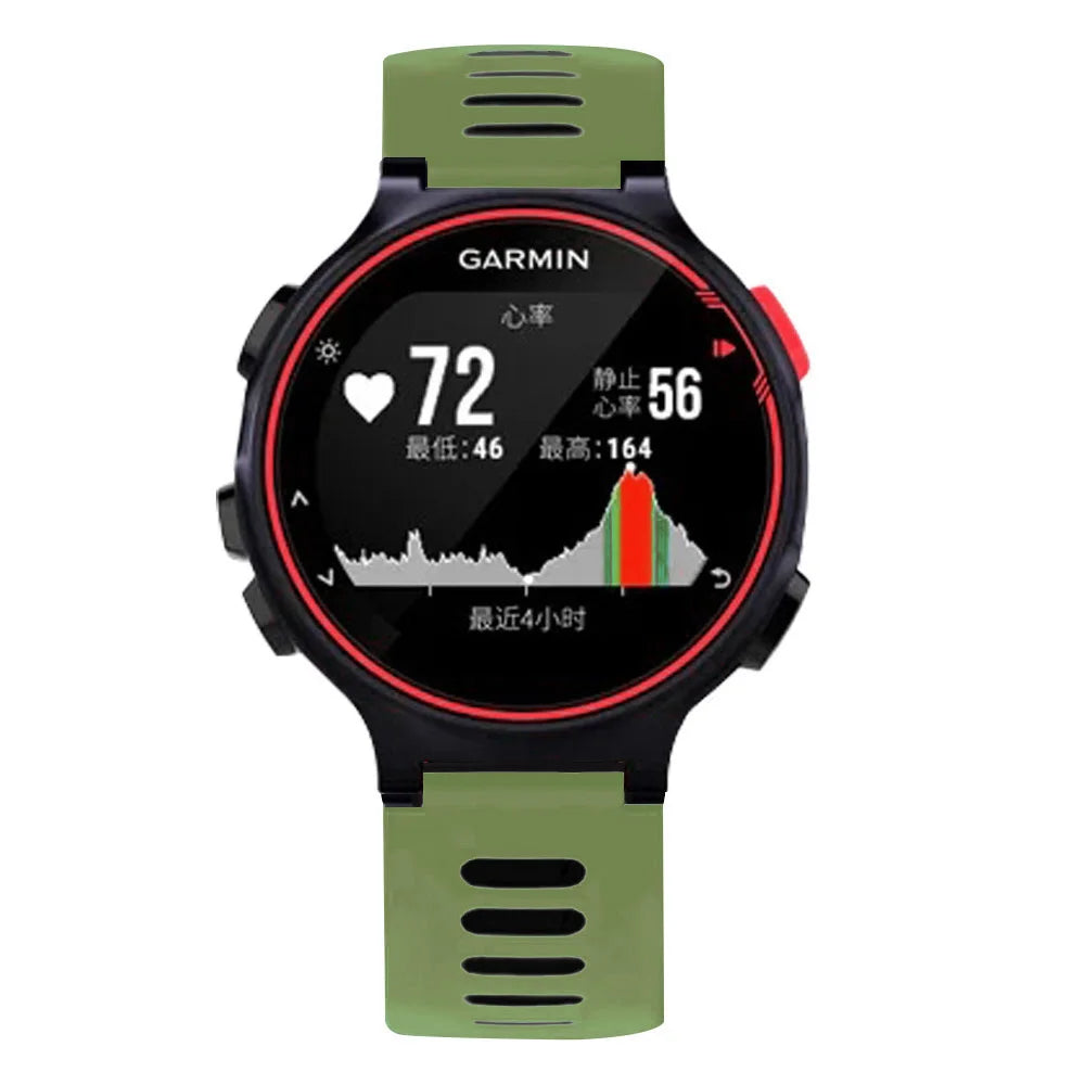 Silicone Smart Watch Band for Garmin Forerunner 220/230/235/620/630/735XT