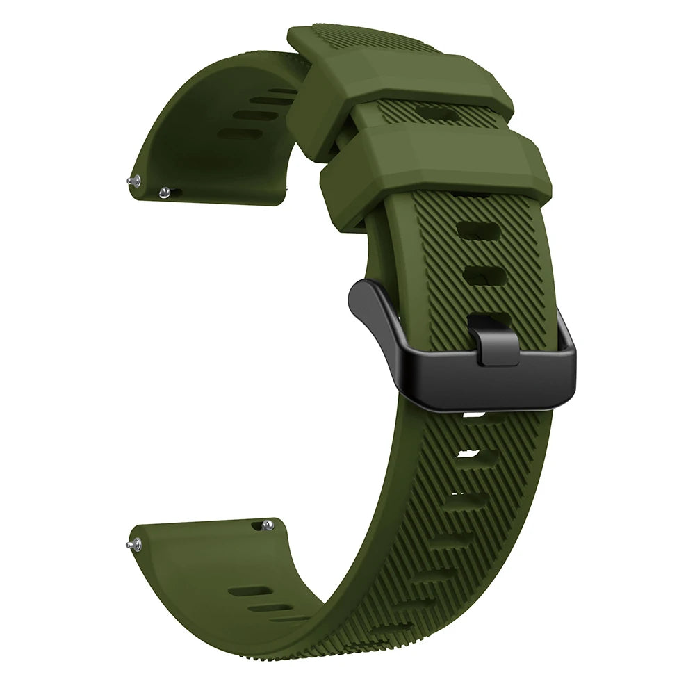 22mm Silicone Watch Strap for Garmin Forerunner 745