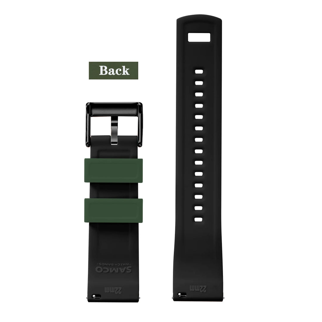 Premium Silicone Quick-Release Watch Band 18/20/22mm