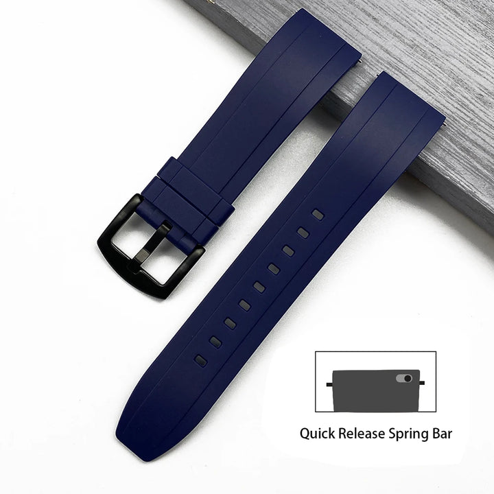 JUELONG Quick Release Watchbands Quality Silicone Rubber Watch Straps 20mm 22mm 24mm Waterproof Diving Men Watches Accessories