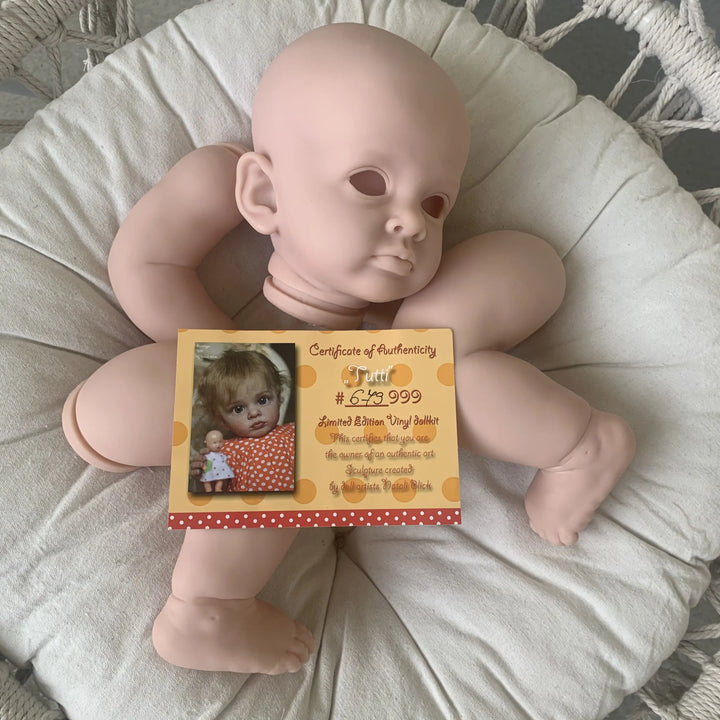 23" Tutti DIY Reborn Doll Kit with COA