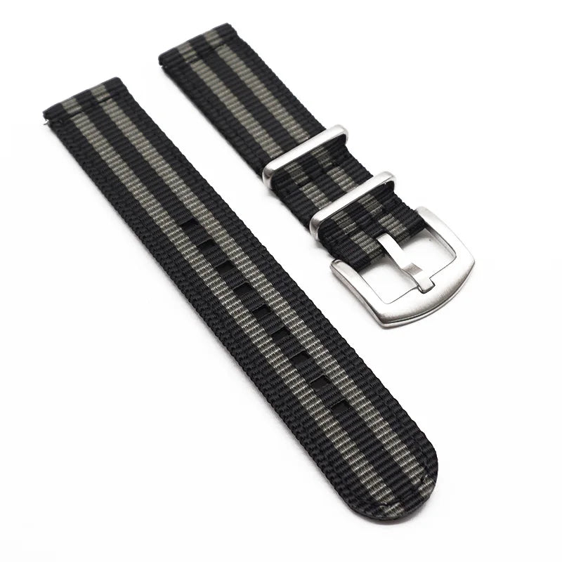 NATOBELT Nylon Sailcloth Strap 18mm 20mm 22mm Spring Military Quick Release Watchband For Watch Accessories Replacement Bracelet
