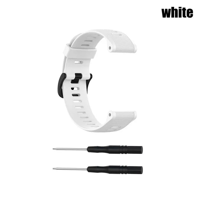 22mm Soft Silicone Strap for Garmin Forerunner & Fenix Series