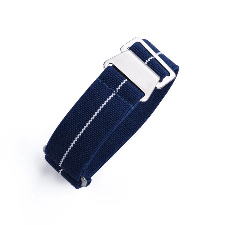 NATOBELT 60s French Troops Parachute Bag Elastic Strap 20mm 22mm Nylon Watchbands Man's Universal Smart Watch Fabric Wristband