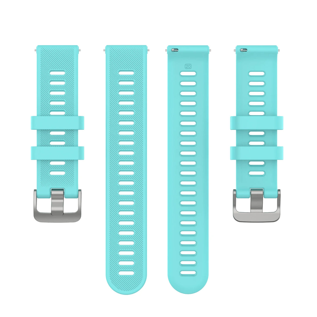 20mm Silicone Watch Strap for Garmin Forerunner, Vivoactive & Venu