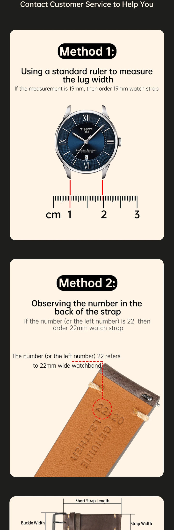 MAIKES Quick Release Watch Strap Butterfly Clasp Cow Leather Made in Tuscany Italy Accessories Bracelet Watch band