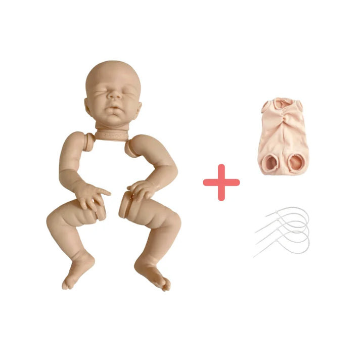 16″ Zendric Reborn Doll DIY Kit – Unpainted Newborn Mold