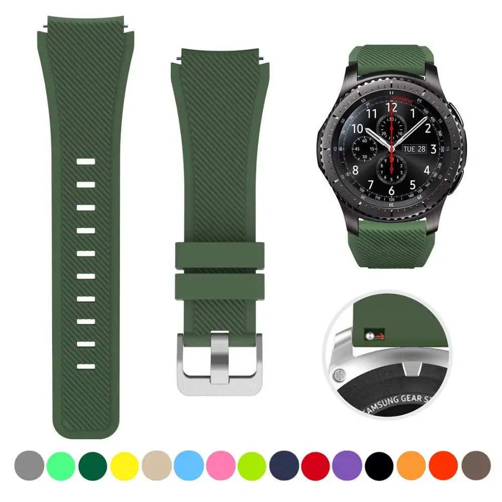 Universal Silicone Watch Band 20/22mm