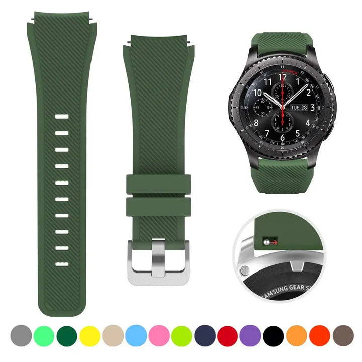 Universal Silicone Watch Band 20/22mm