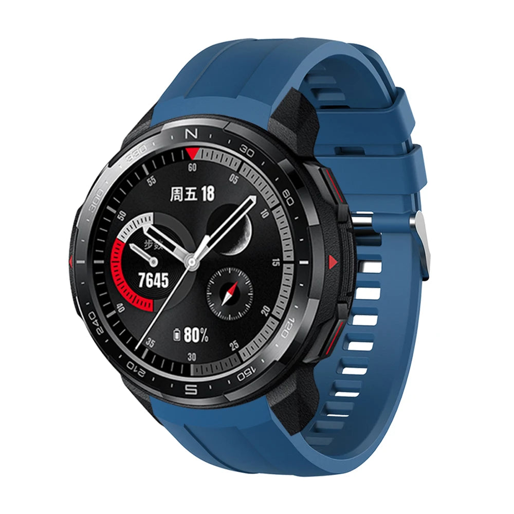 22mm Silicone Watch Strap for Huawei Honor Watch GS Pro