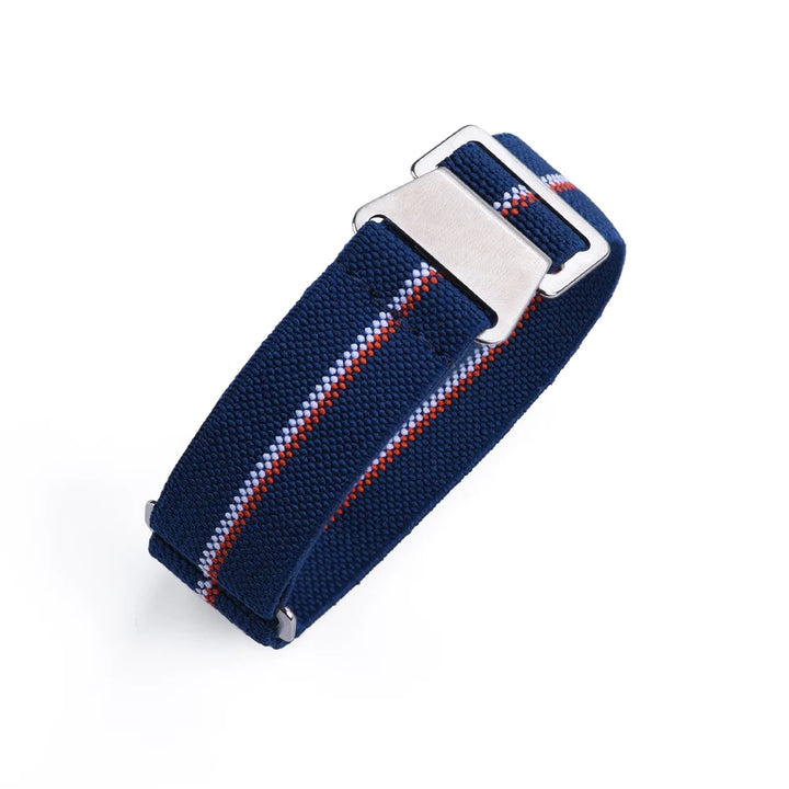 NATOBELT 60s French Troops Parachute Bag Elastic Strap 20mm 22mm Nylon Watchbands Man's Universal Smart Watch Fabric Wristband