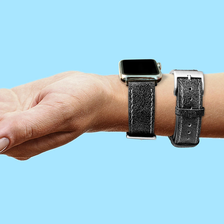 Hemsut Quick Release Leather Watch Bands Italian Mastrotto Brown Leather Watches Straps 18mm 20mm 22mm