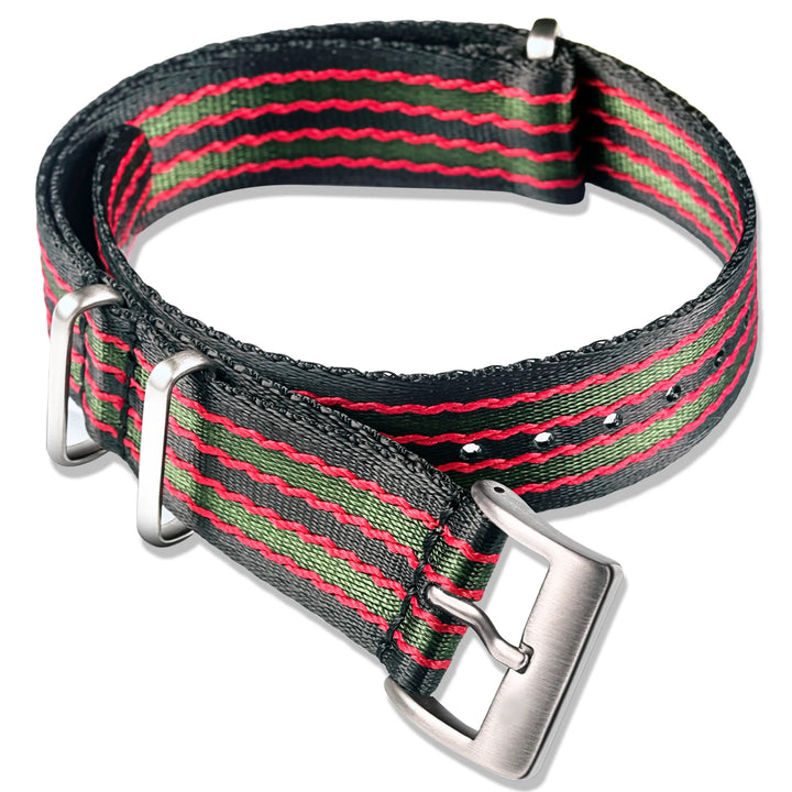 Military Nylon One-Piece Watch Band – 18/20/22/24mm