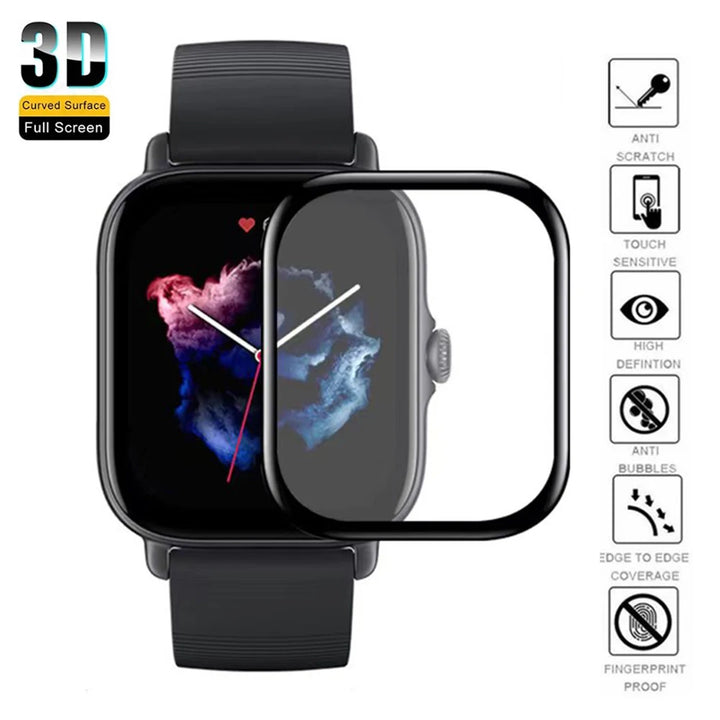 3D Curved Full Screen Protector for Amazfit GTS Series