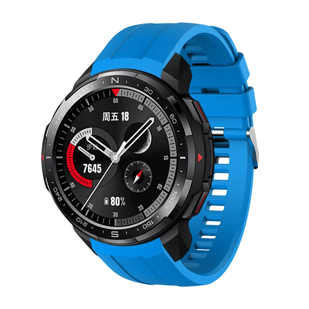 22mm Silicone Watch Strap for Huawei Honor Watch GS Pro